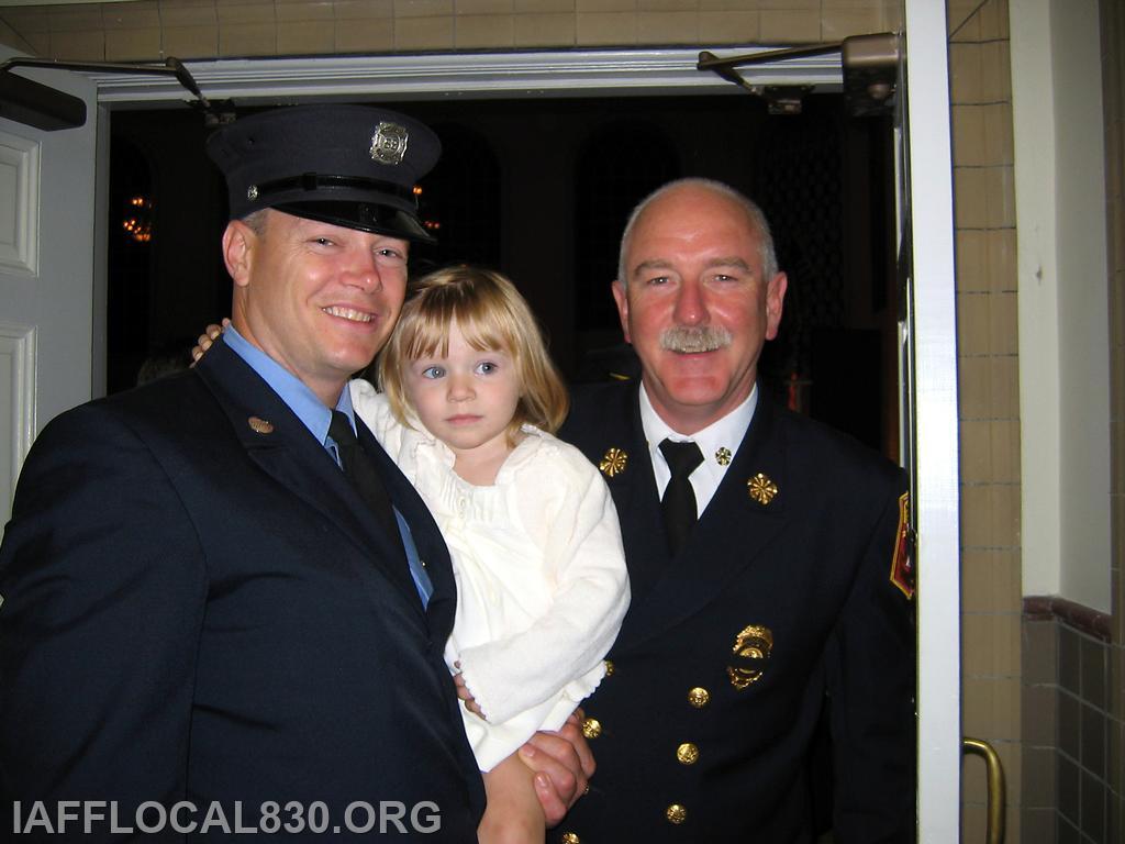 911 Ceremony Scott & Lindsey Rywolt, Chief McCarthy
