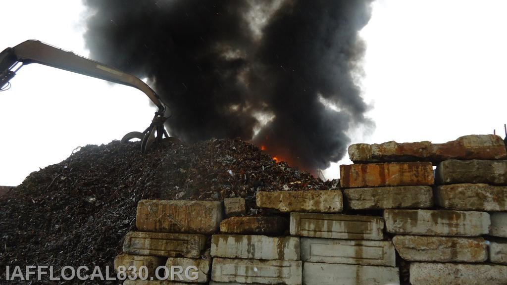 3/28/2012 Car Shredder Fire 40 Meadow Street, LaJoie's Scrap Metal