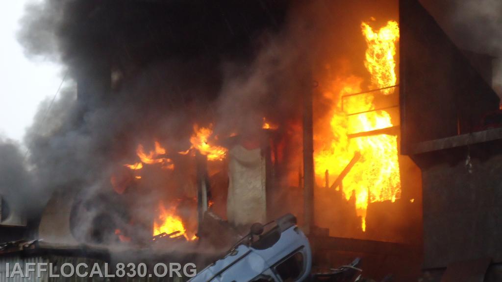 3/28/2012 Car Shredder Fire 40 Meadow Street, LaJoie's Scrap Metal