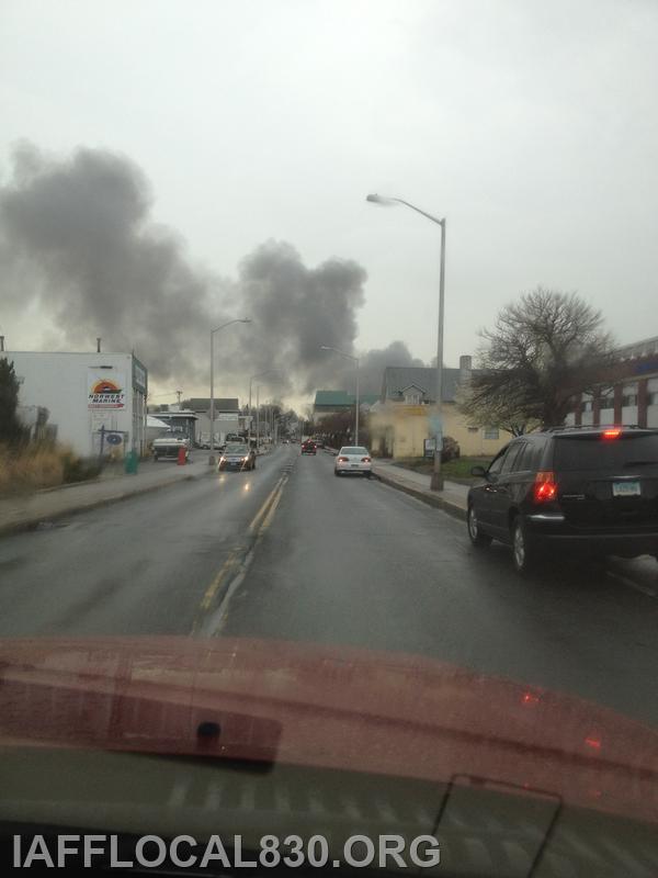 3/28/2012 Car Shredder Fire 40 Meadow Street, LaJoie's Scrap Metal