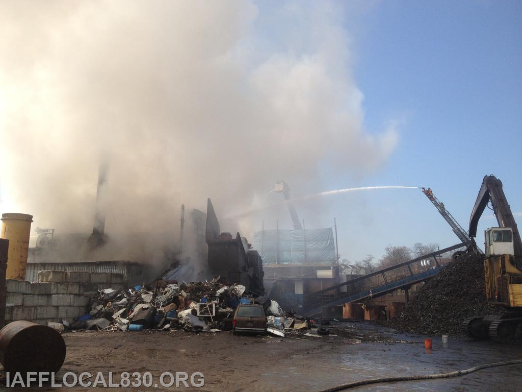 3/28/2012 Car Shredder Fire 40 Meadow Street, LaJoie's Scrap Metal
