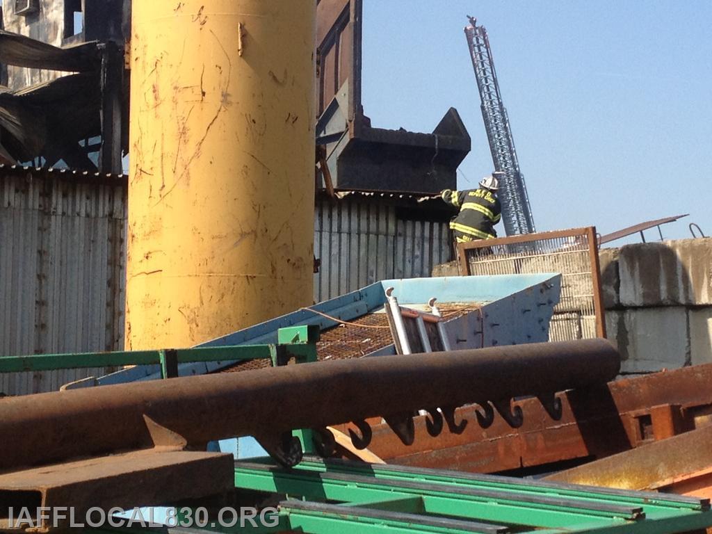 3/28/2012 Car Shredder Fire 40 Meadow Street, LaJoie's Scrap Metal