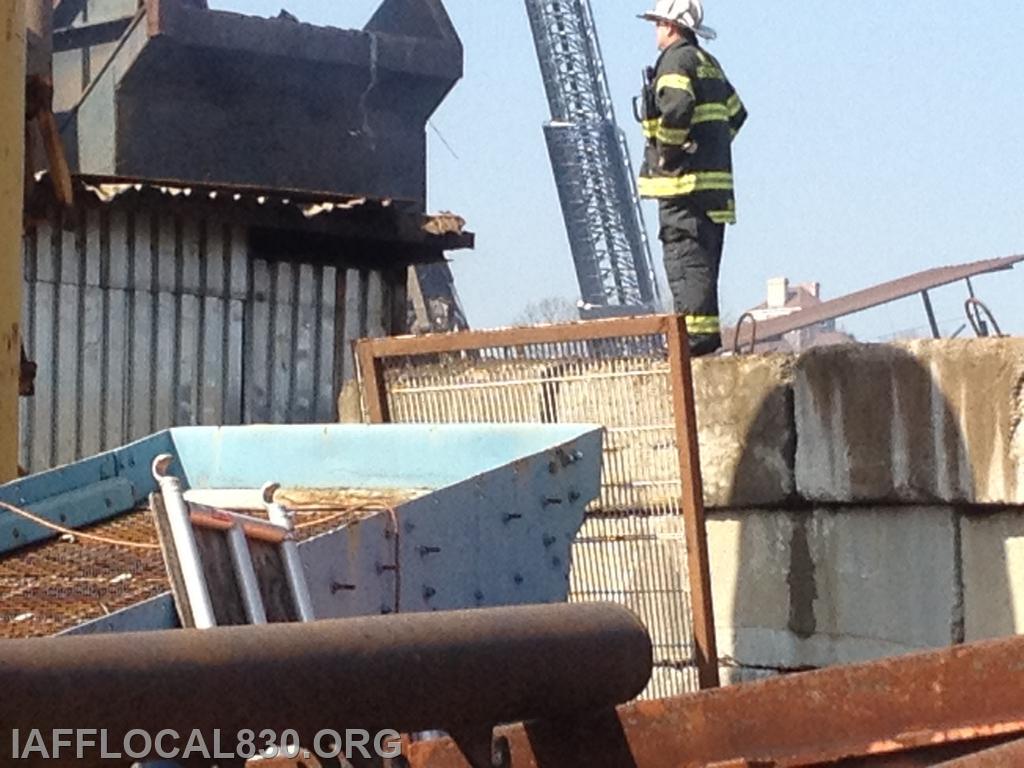 3/28/2012 Car Shredder Fire 40 Meadow Street, LaJoie's Scrap Metal
