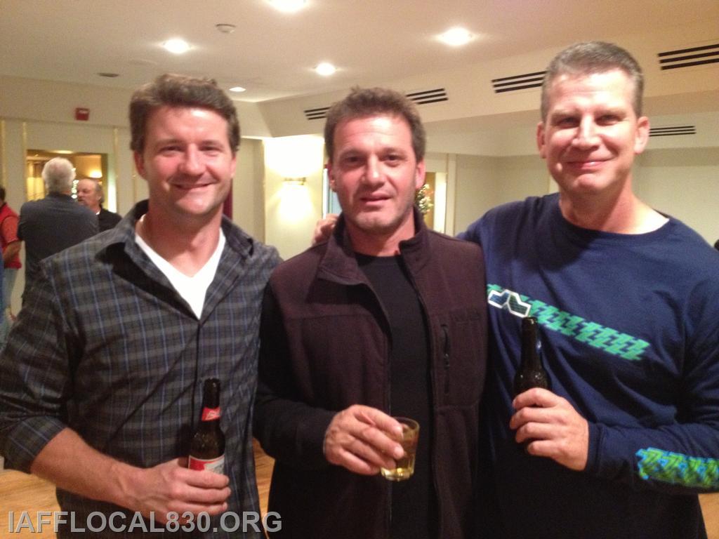 10/18/2012 Retirement Dinner
Steve St'Onge, Lefty Petrides, & Brian Kilcoyne