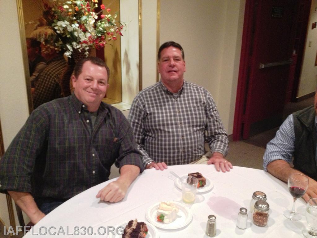 10/18/2012 Retirement Dinner
Marty O'Marra & Chuck Corbo