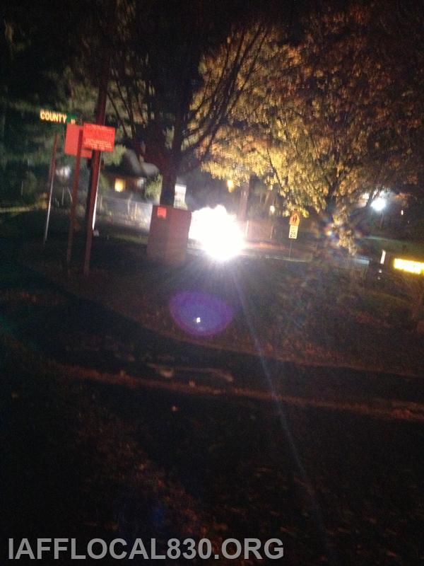 10/29/2012 Hurricane Sandy
Burning power line
