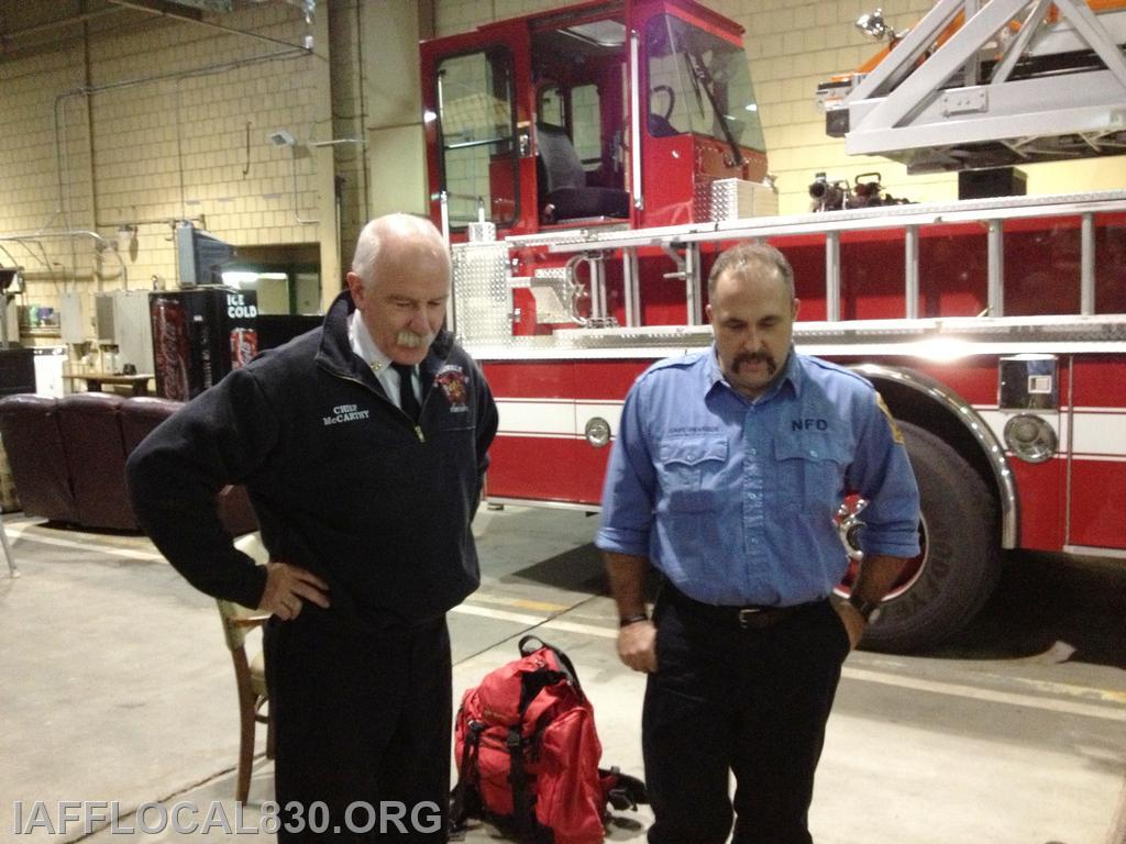 11/30/2012 Training
Chief McCarthy and Capt. Franzen