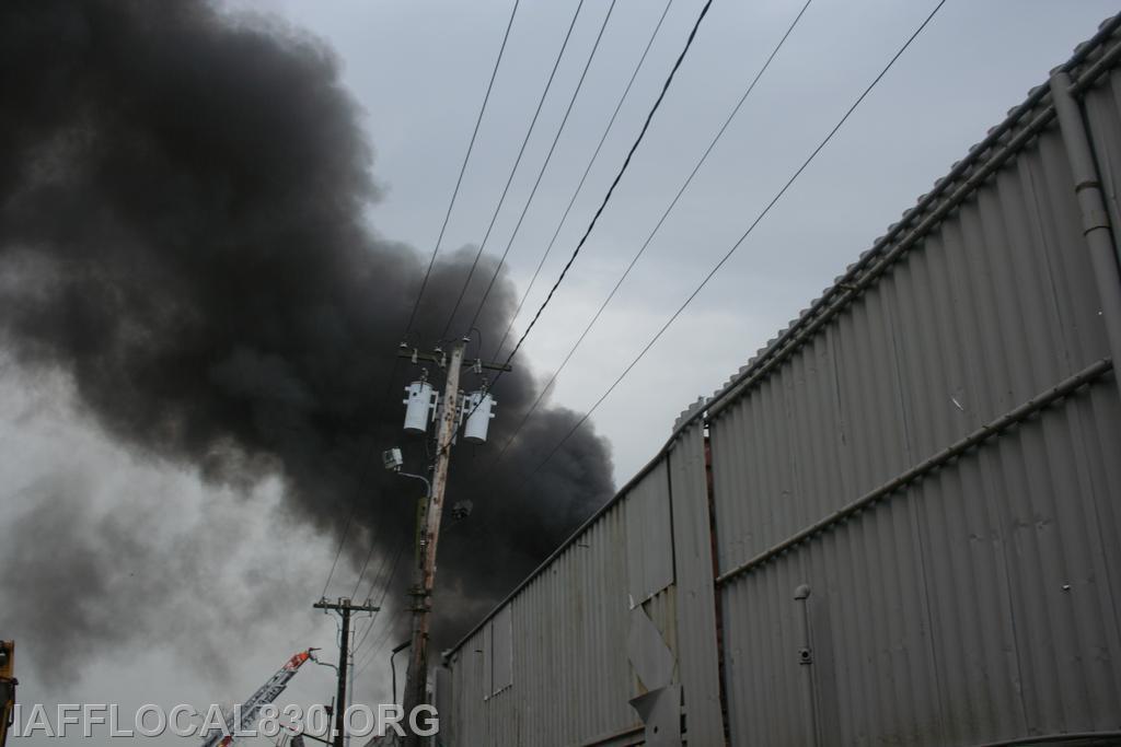 3/28/2012 Car Shredder Fire 40 Meadow Street, LaJoie's Scrap Metal