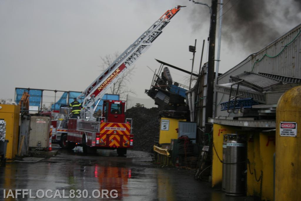3/28/2012 Car Shredder Fire 40 Meadow Street, LaJoie's Scrap Metal
