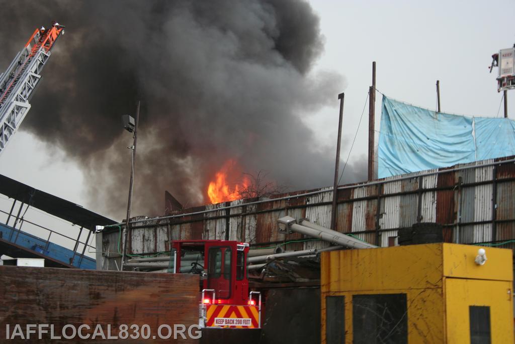 3/28/2012 Car Shredder Fire 40 Meadow Street, LaJoie's Scrap Metal
