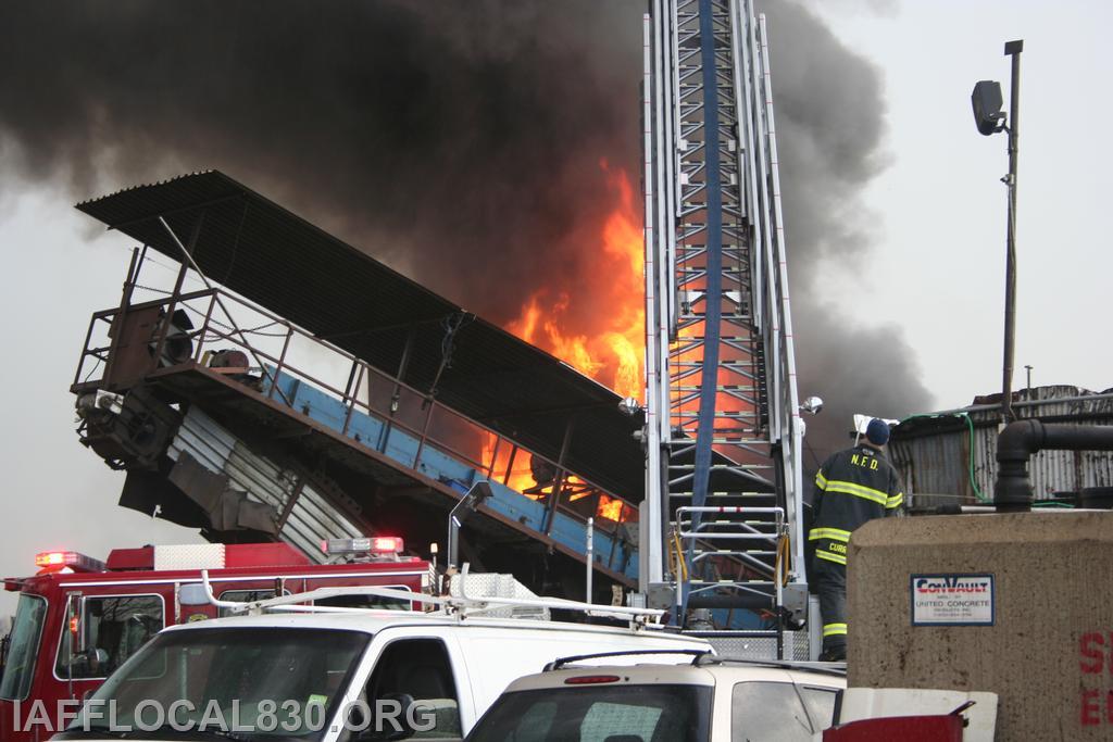 3/28/2012 Car Shredder Fire 40 Meadow Street, LaJoie's Scrap Metal