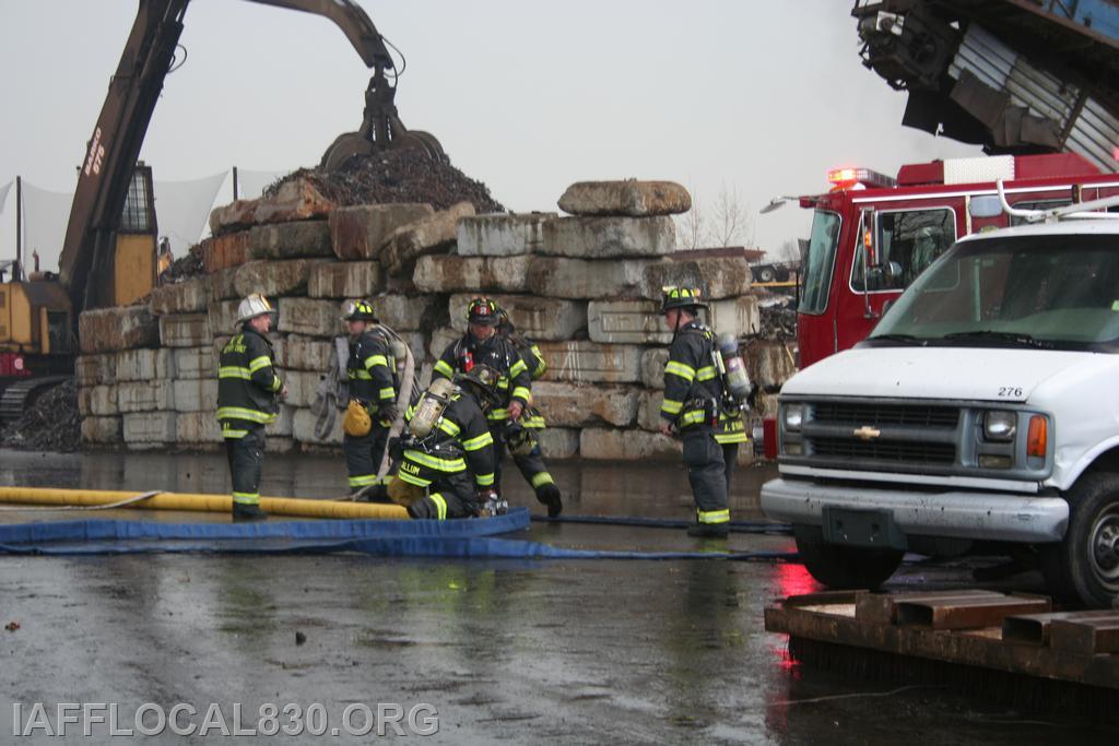 3/28/2012 Car Shredder Fire 40 Meadow Street, LaJoie's Scrap Metal