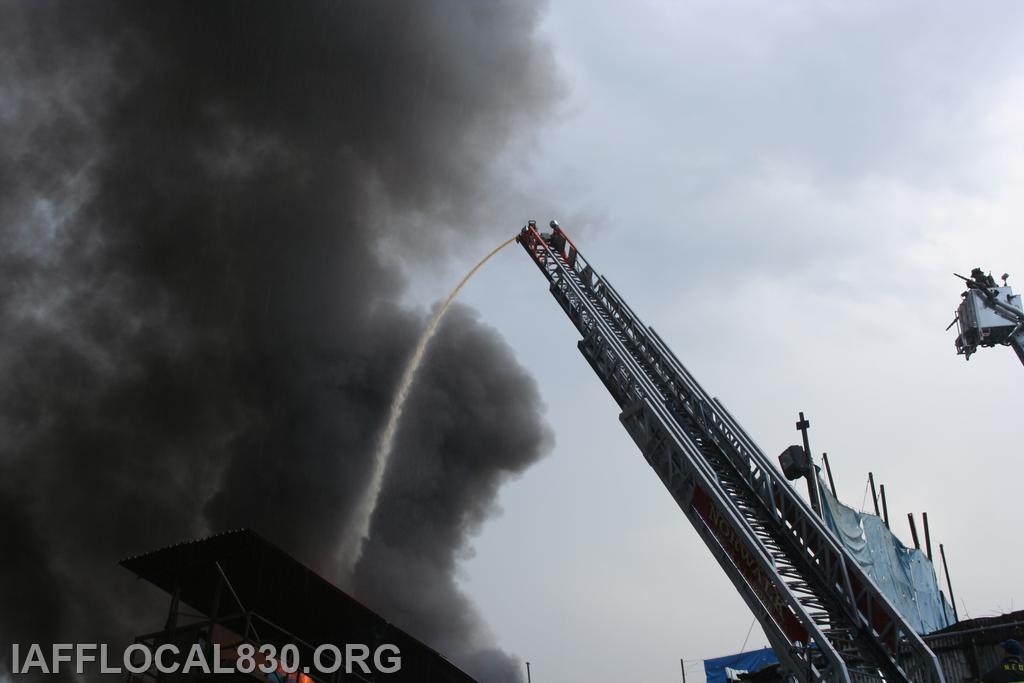 3/28/2012 Car Shredder Fire 40 Meadow Street, LaJoie's Scrap Metal