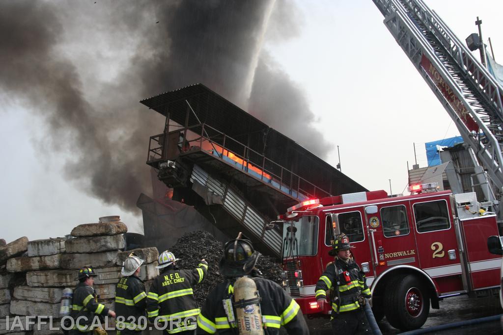 3/28/2012 Car Shredder Fire 40 Meadow Street, LaJoie's Scrap Metal