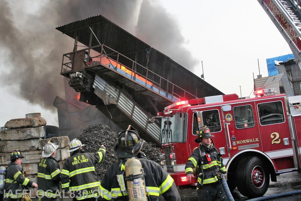 3/28/2012 Car Shredder Fire 40 Meadow Street, LaJoie's Scrap Metal