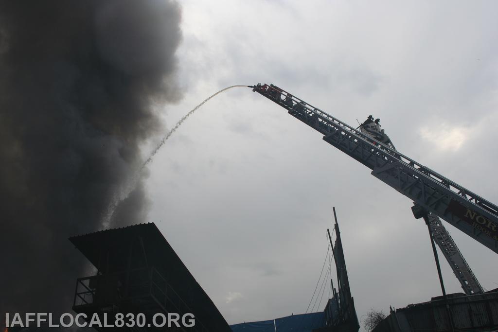 3/28/2012 Car Shredder Fire 40 Meadow Street, LaJoie's Scrap Metal