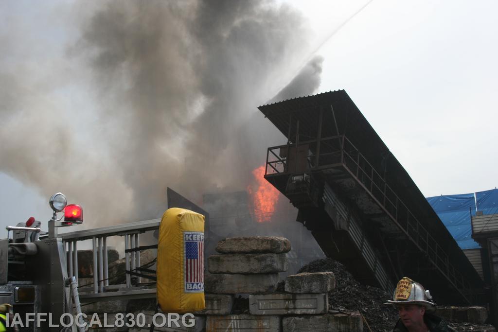 3/28/2012 Car Shredder Fire 40 Meadow Street, LaJoie's Scrap Metal