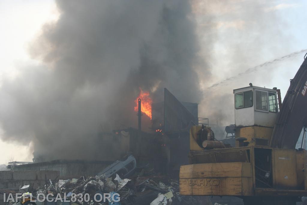 3/28/2012 Car Shredder Fire 40 Meadow Street, LaJoie's Scrap Metal