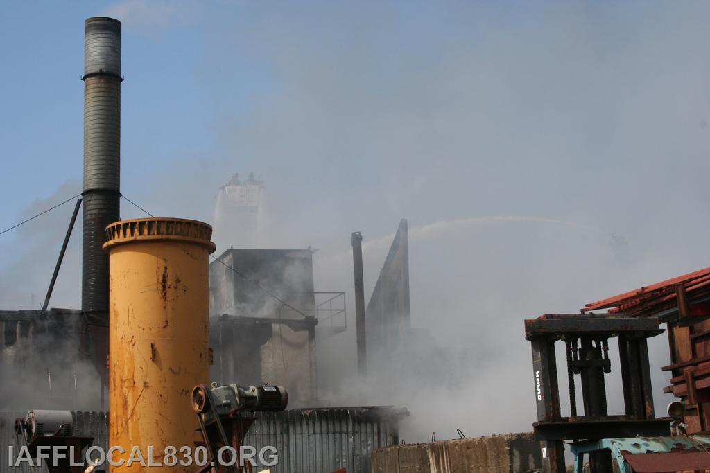 3/28/2012 Car Shredder Fire 40 Meadow Street, LaJoie's Scrap Metal
