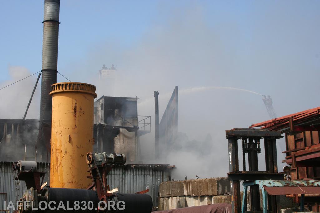 3/28/2012 Car Shredder Fire 40 Meadow Street, LaJoie's Scrap Metal