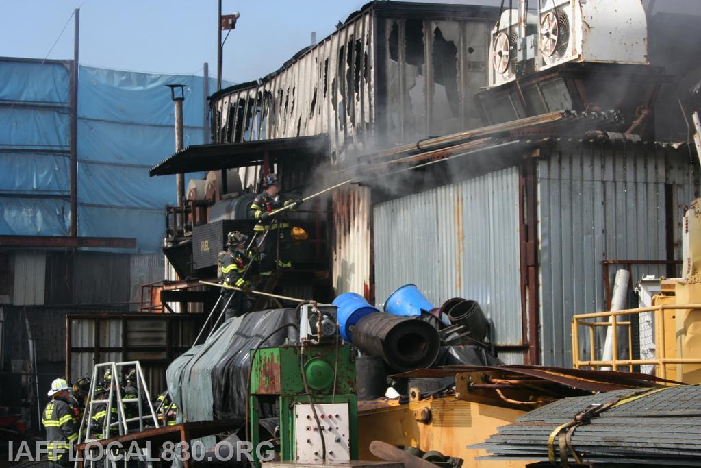 3/28/2012 Car Shredder Fire 40 Meadow Street, LaJoie's Scrap Metal