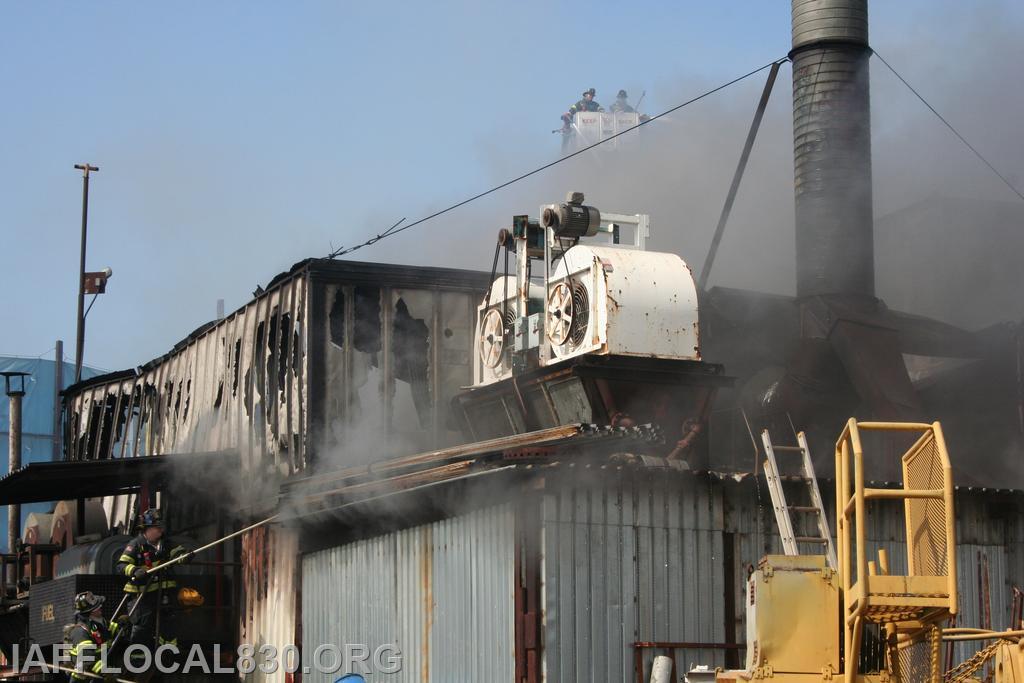 3/28/2012 Car Shredder Fire 40 Meadow Street, LaJoie's Scrap Metal
