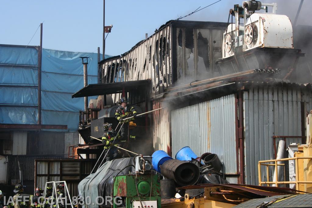 3/28/2012 Car Shredder Fire 40 Meadow Street, LaJoie's Scrap Metal