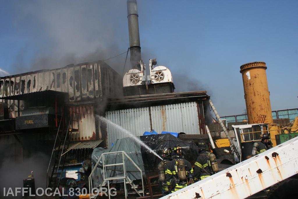 3/28/2012 Car Shredder Fire 40 Meadow Street, LaJoie's Scrap Metal