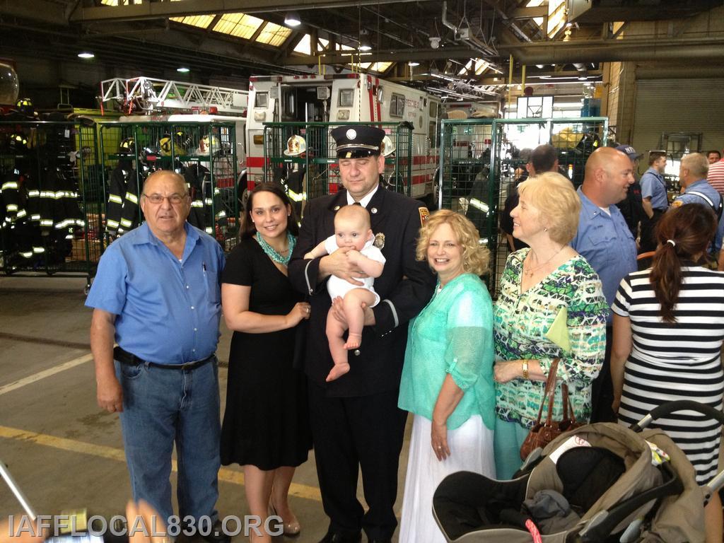 6/27/2013 Charlie Papadopoulos getting sworn in as Lieutenant