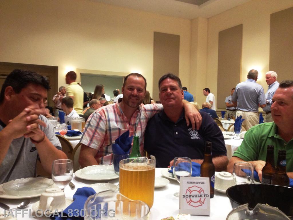 7/18/2013 Rex Morris' Retirement Dinner
Dave McCabe & Chuck Corbo