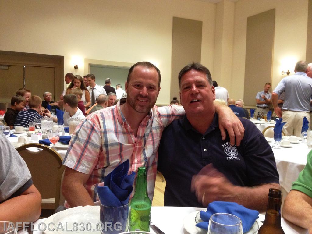 7/18/2013 Rex Morris' Retirement Dinner
Dave McCabe & Chuck Corbo
