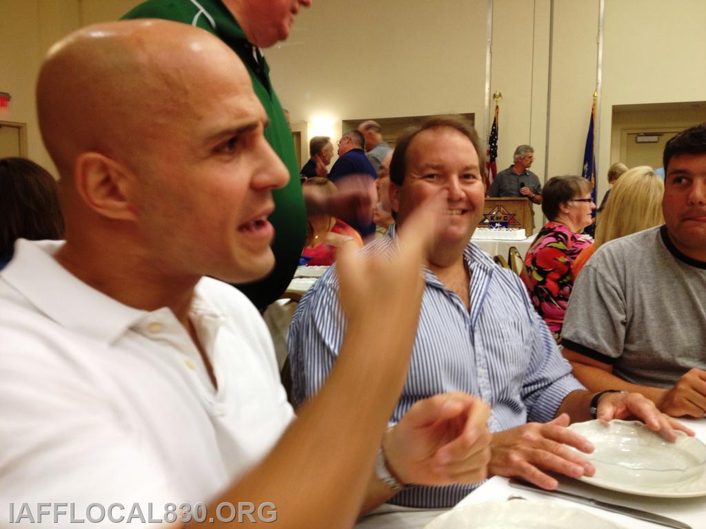 7/18/2013 Rex Morris' Retirement Dinner
Fortunato Capomolla, Scott Plank, Al Bassett