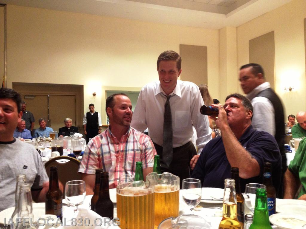 7/18/2013 Rex Morris' Retirement Dinner
Dave McCabe, Rex Morris Jr, & Chuck Corbo