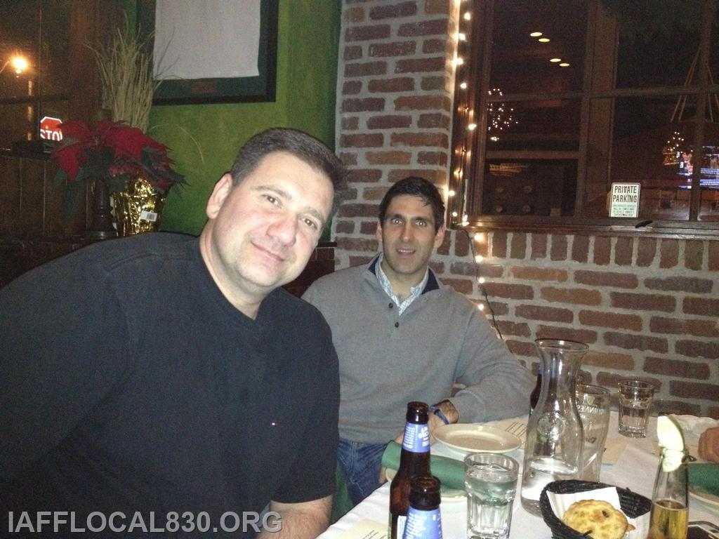 12/11/2014 O'Neill's NFD Christmas Party
Charlie Papadopoulos & Pete Brown