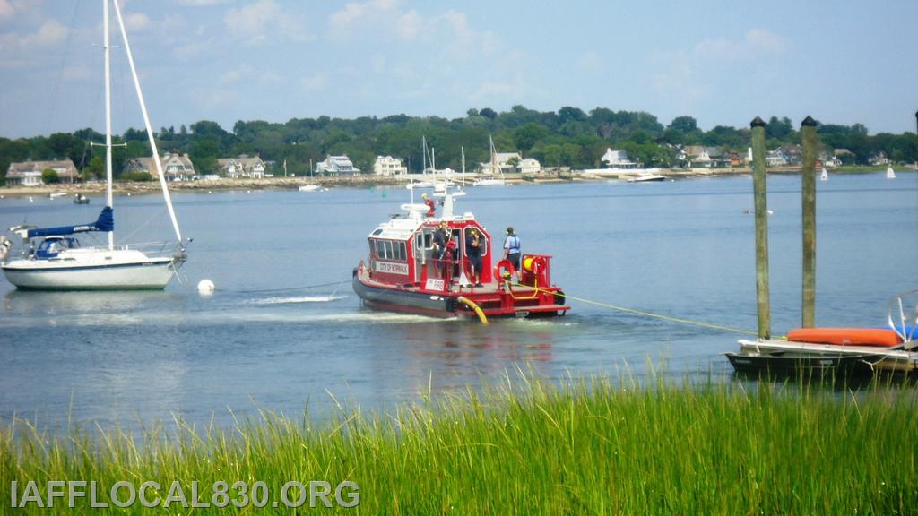 Westport Mutual Aid Water Supply Training aboard MU238