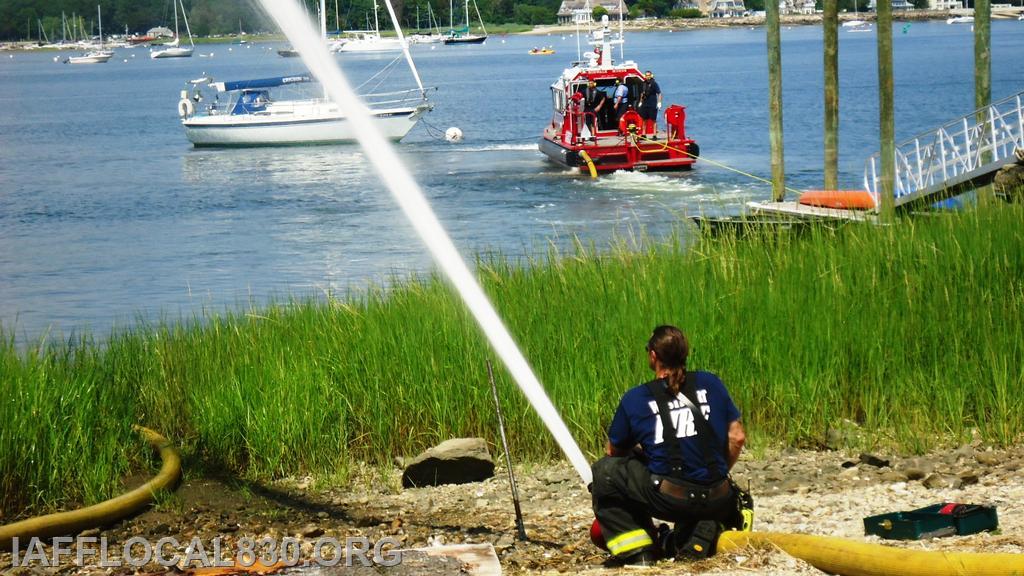 Westport Mutual Aid Water Supply Training aboard MU238