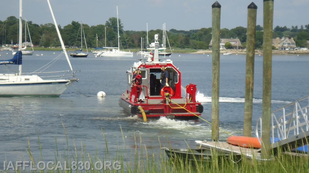 Westport Mutual Aid Water Supply Training aboard MU238