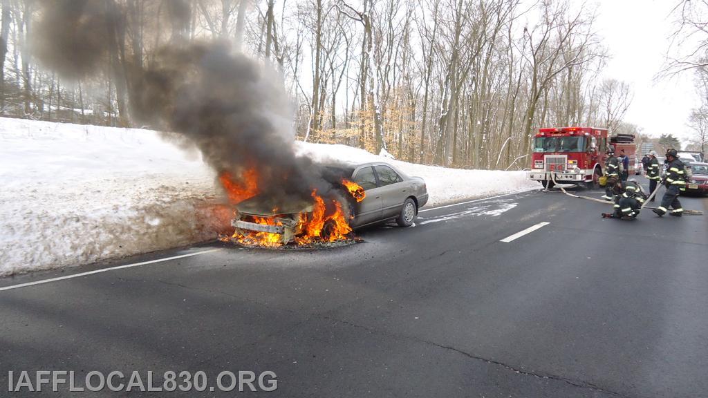 2/3/2015 Car Fire Rt 15 North X40-X41