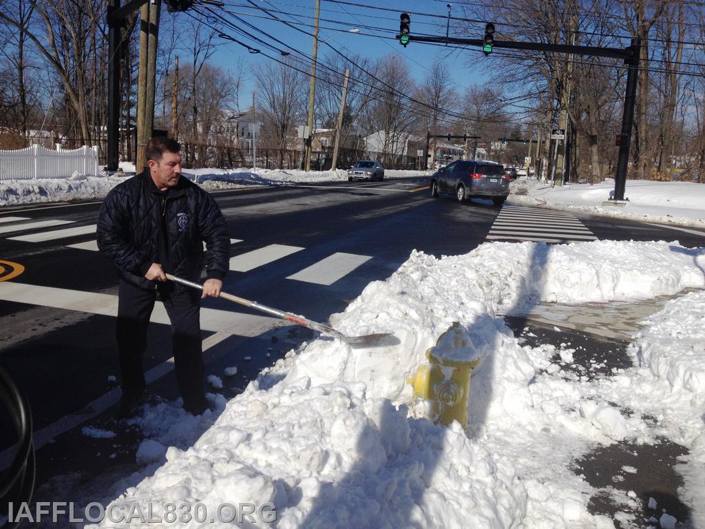 1/28/2015 Shoveling Hydrants