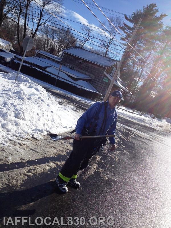 1/28/2015 Shoveling Hydrants