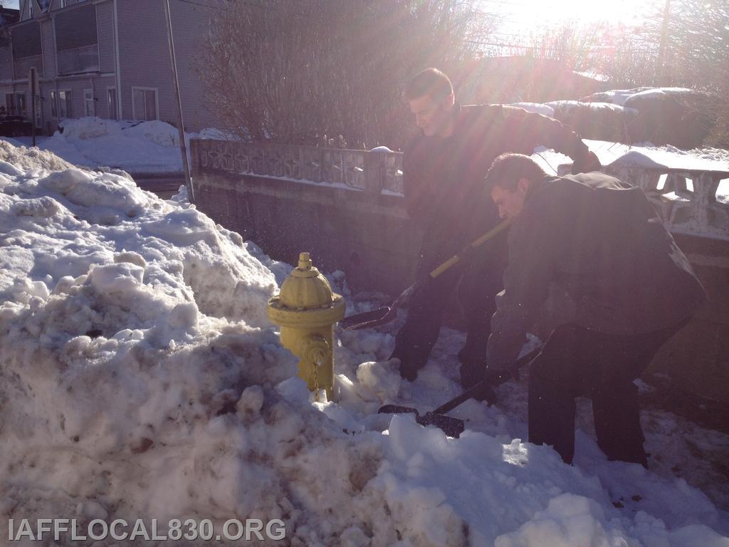 2/5/2015 Hydrant Shoveling