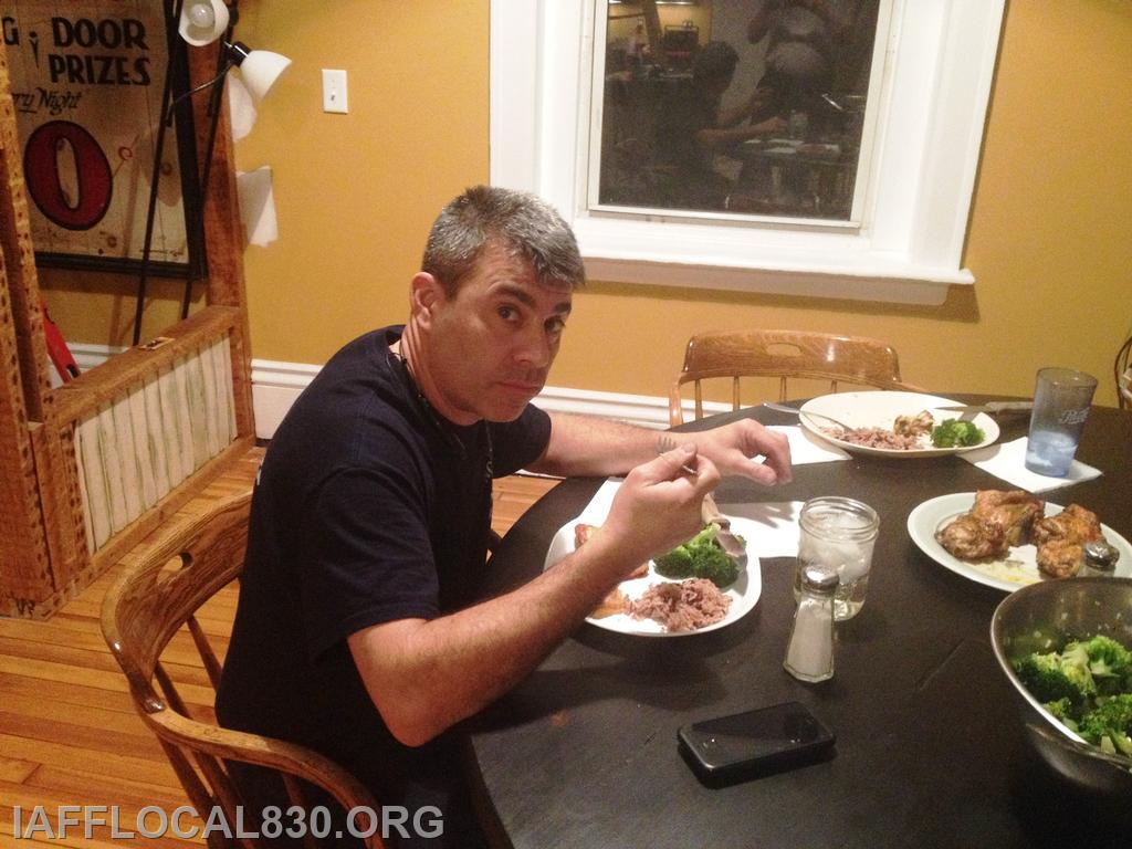 2/13/2015 1st Dinner at Remodeled St. 3
Lou D'Acunto