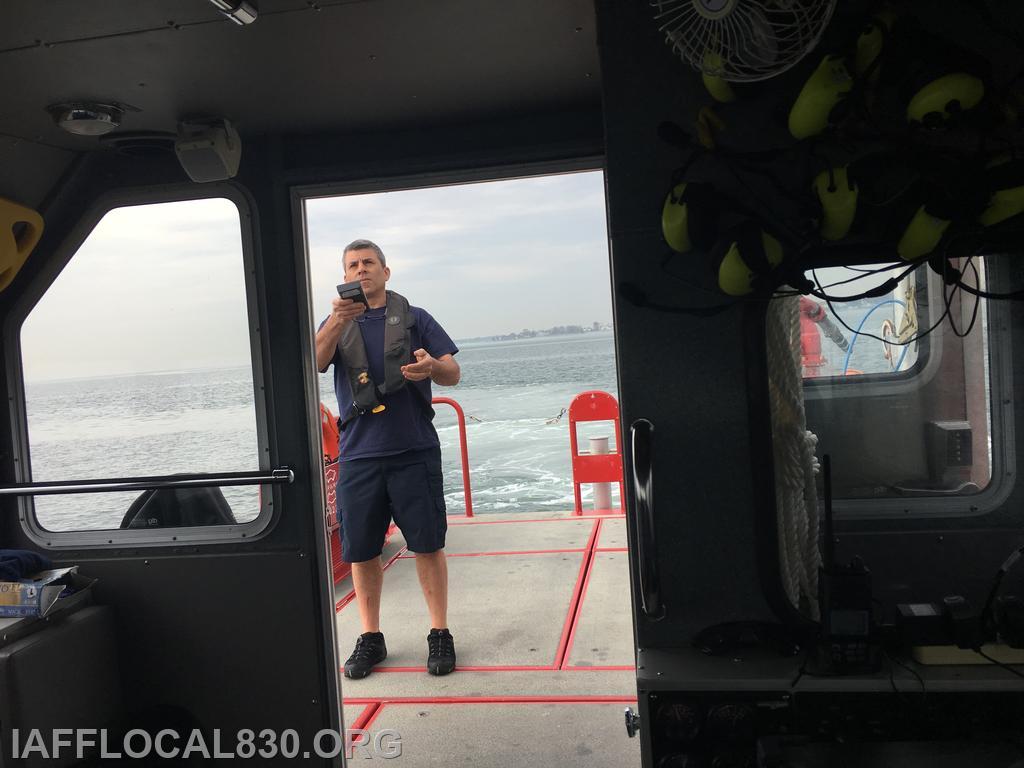 5/4/2018 Side Scan Sonar Training
Lou D'Acunto operating roof nozzle