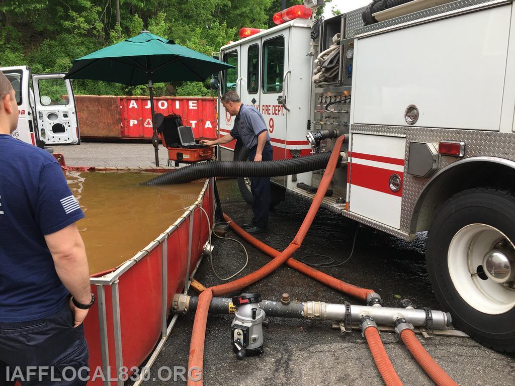 5/16/2018 Pump testing