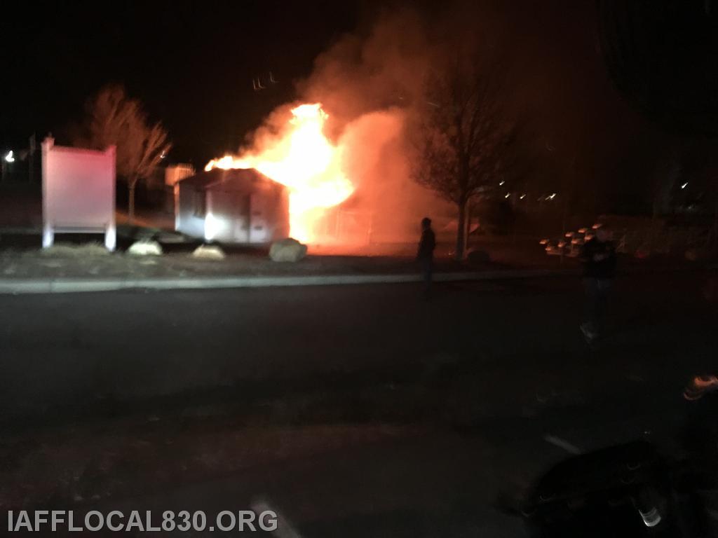 1-7-2019 Shed fire