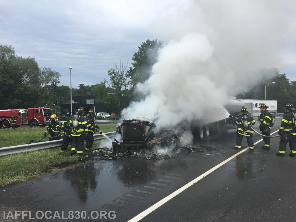 8/31/2016 I-95 Gasoline tanker fire.
