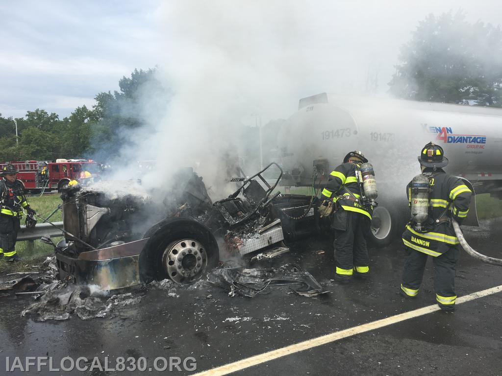8/31/2016 I-95 Gasoline tanker fire.