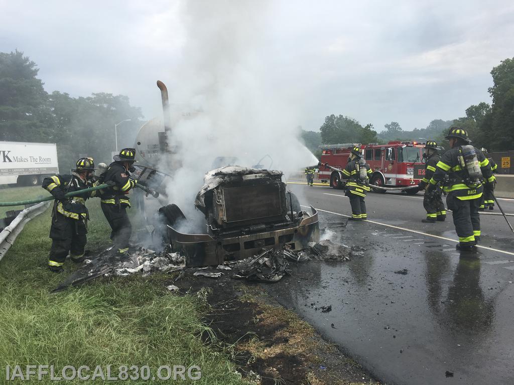 8/31/2016 I-95 Gasoline tanker fire.