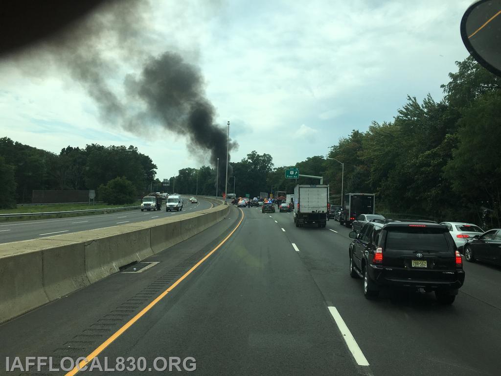 8/31/2016 I-95 Gasoline tanker fire.