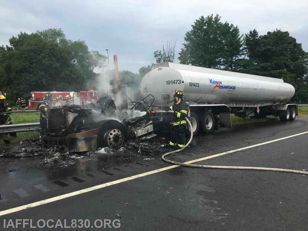 8/31/2016 I-95 Gasoline tanker fire.